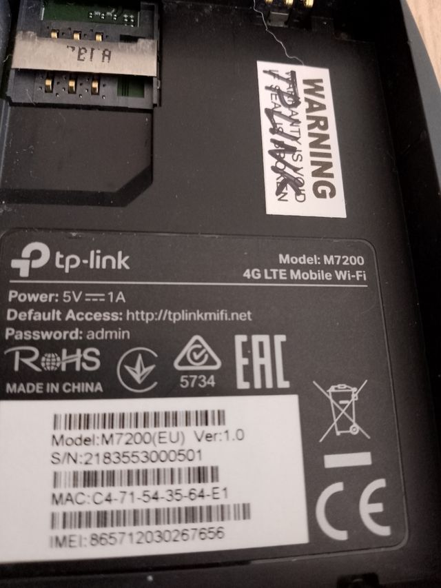 Router TP-Link M7200