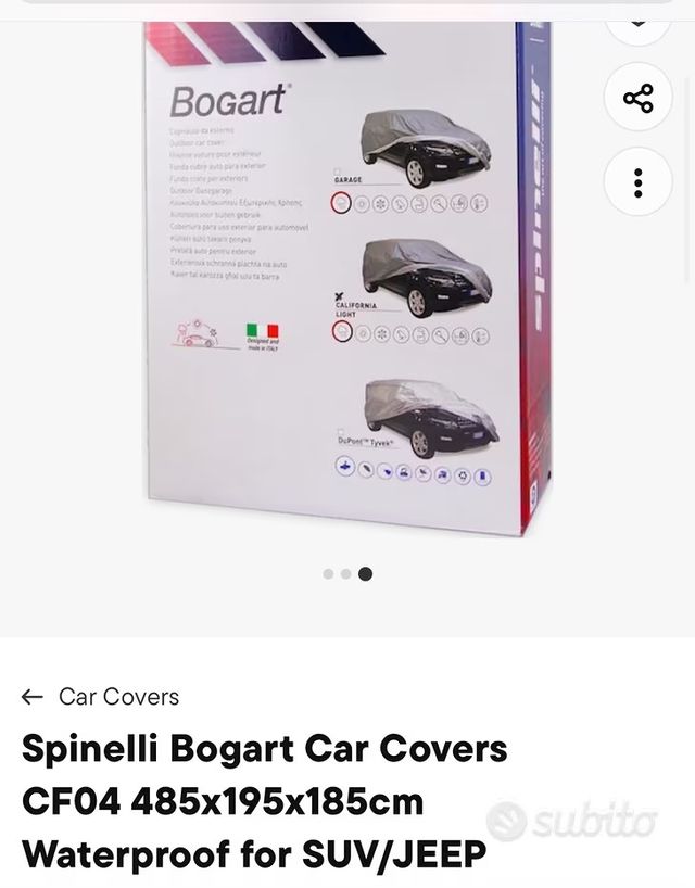 Copriauto Spinelli Bogart