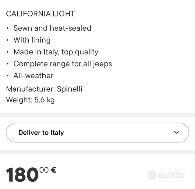 Copriauto Spinelli Bogart