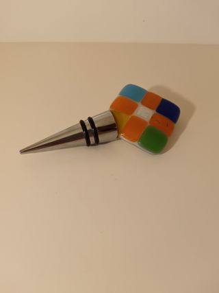 Tappo vino vetro mosaico