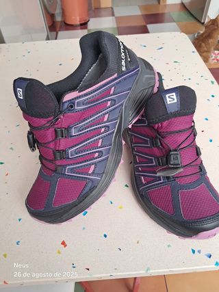 Zapatillas Salomon Senderismo Mujer 38