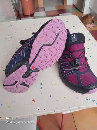Zapatillas Salomon Senderismo Mujer 38