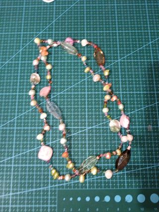 Collar multicolor largo