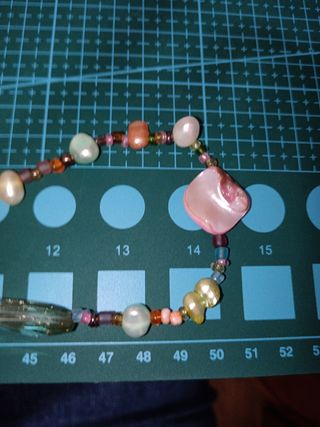 Collar multicolor largo