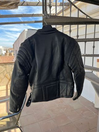 Chaqueta cuero moto vintage