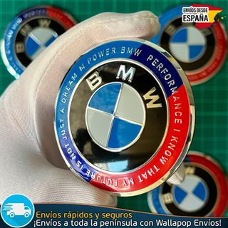 Emblema BMW 65mm Pegatina Tapas Tapacubos Llantas