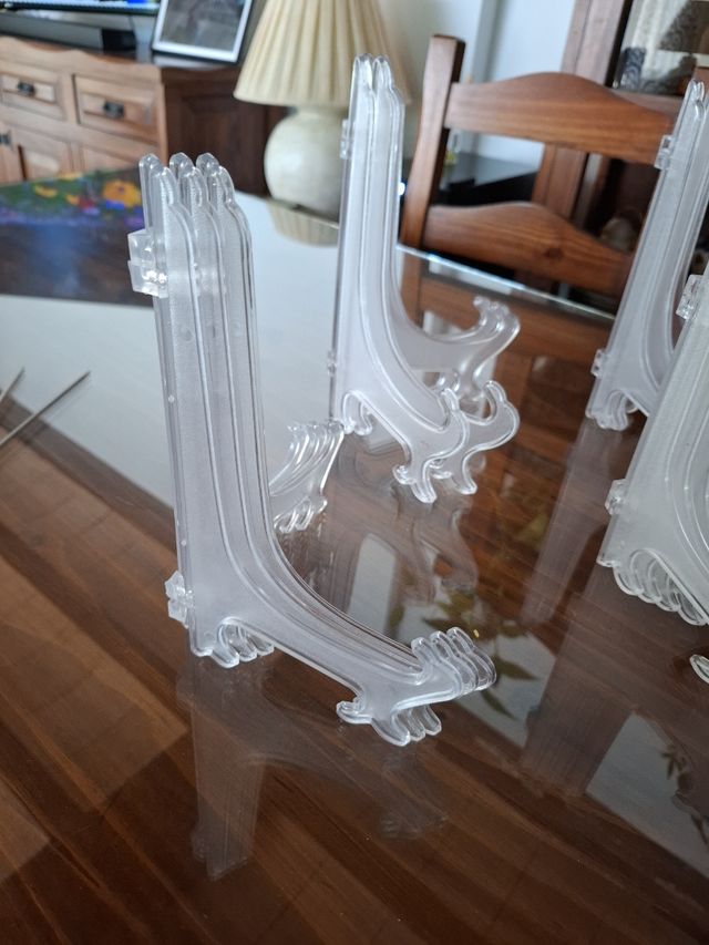 15 Soportes fotos - Transparente