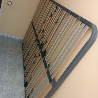 Somier 135x200cm - Metal y Madera