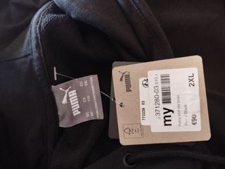 Sudadera Valencia CF Puma - Negra