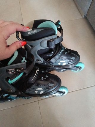 Patines en línea infantiles 34 a 37 ajustables