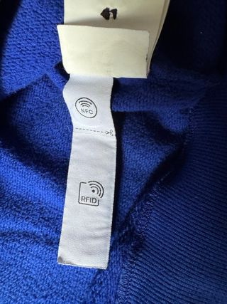 Felpa Stone Island blu zip