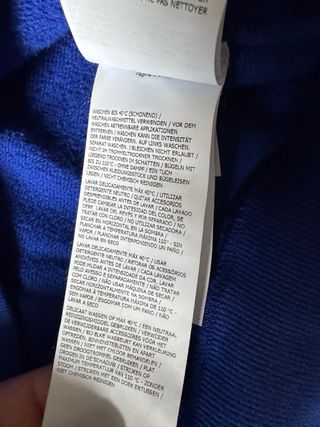 Felpa Stone Island blu zip