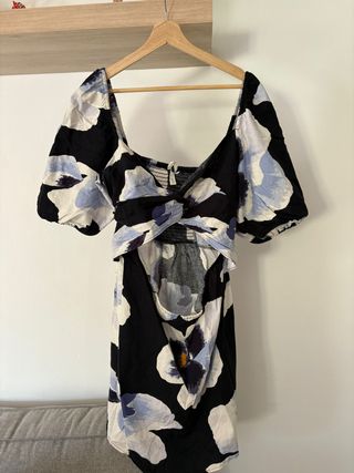 Vestido H&M flores - XL