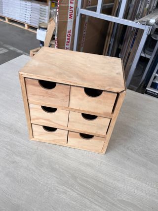 Cajonera Mini Pino - 6 cajones