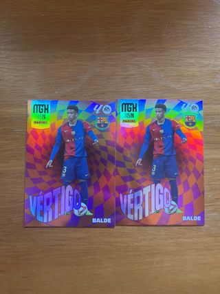 Cromos Balde & Carlos Vicente  Vértigo- MGK 25-26