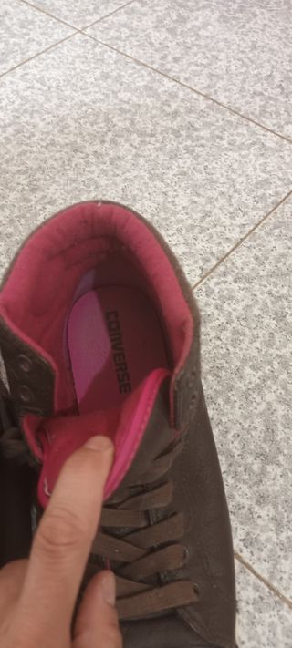 Converse Marrón-Fucsia. Estupendas!