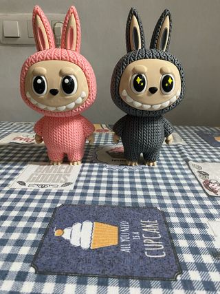 Figura Labubu Ganchillo 3D