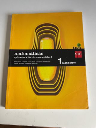 Matemáticas aplicadas a las ciencias sociales I...