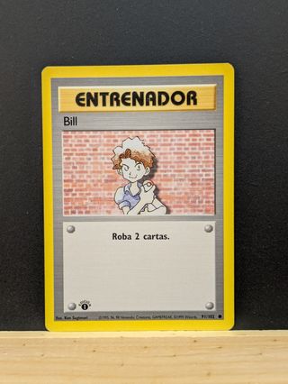 Carta Pokémon Bill 1ª Edición