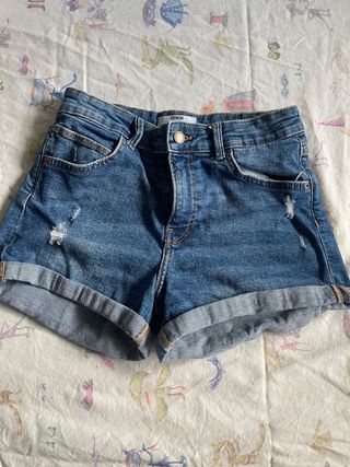 Shorts vaqueros azules - Talla M