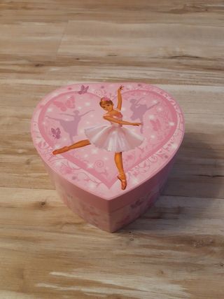 Joyero musical infantil rosa