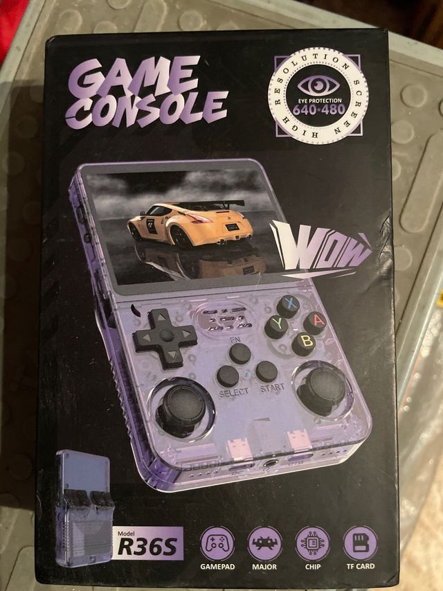 Consola Retro R36S - Morada