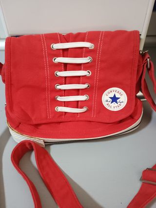 Bandolera Converse roja