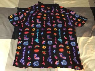 Camisa Primark negra estampada - Talla L