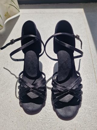 Zapatos baile latino/jazz negros
