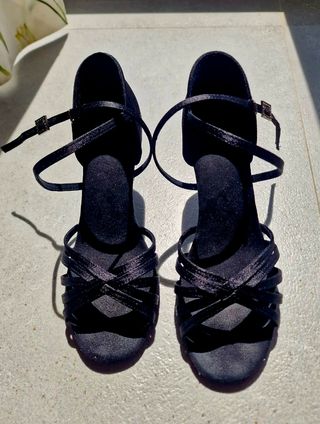 Zapatos baile latino/jazz negros