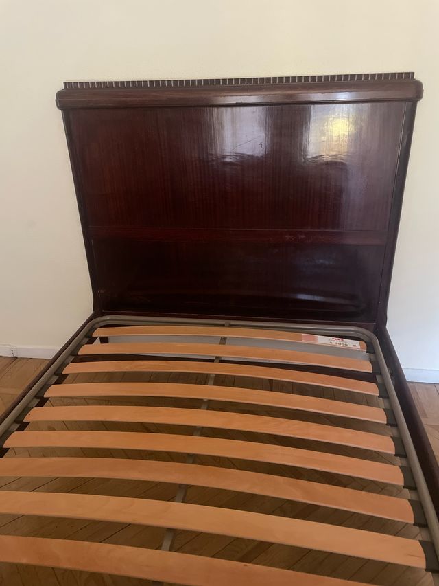 Cama madera maciza 135cm