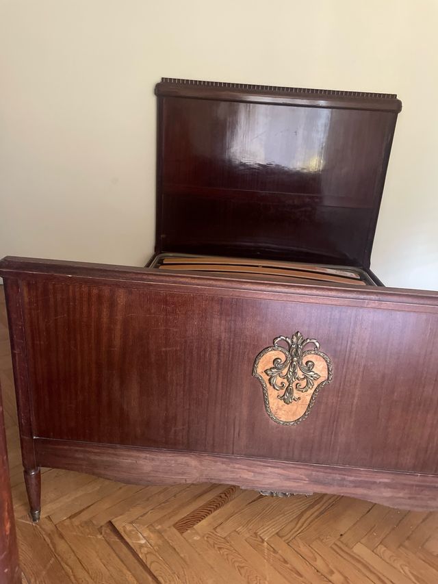 Cama madera maciza 135cm