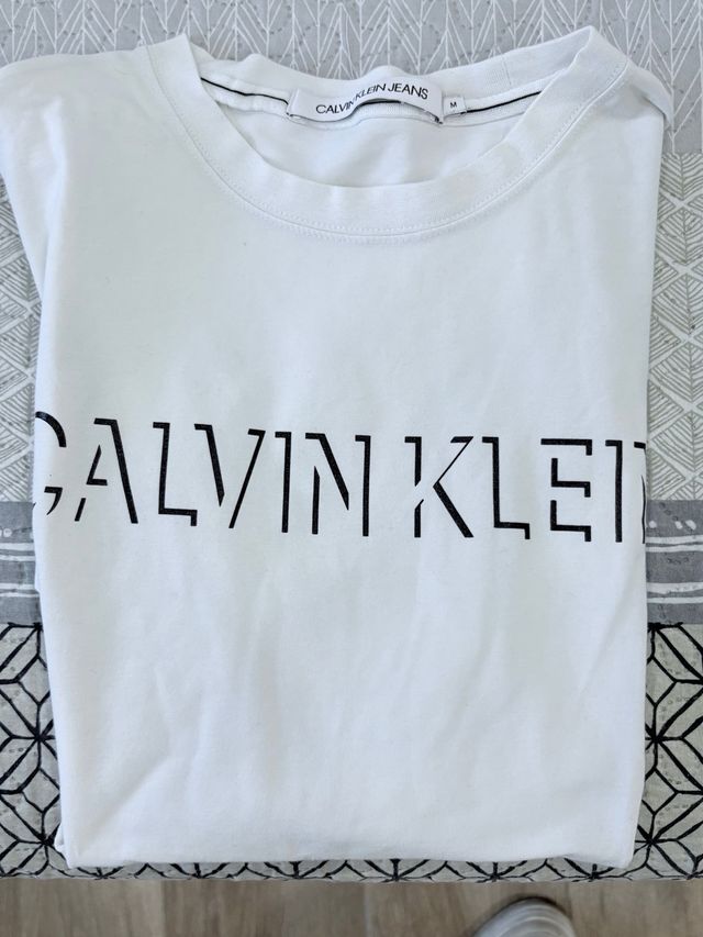 Camiseta Calvin Klein blanca - Talla M