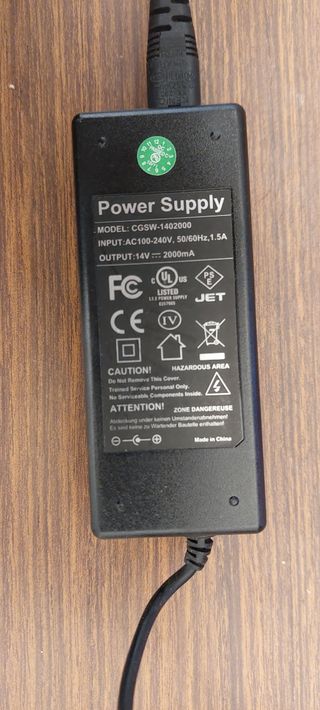 Cargador 14V 2000mA CGSW-1402000
