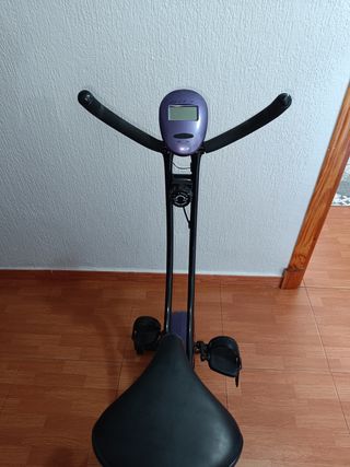 Bicicleta estática plegable