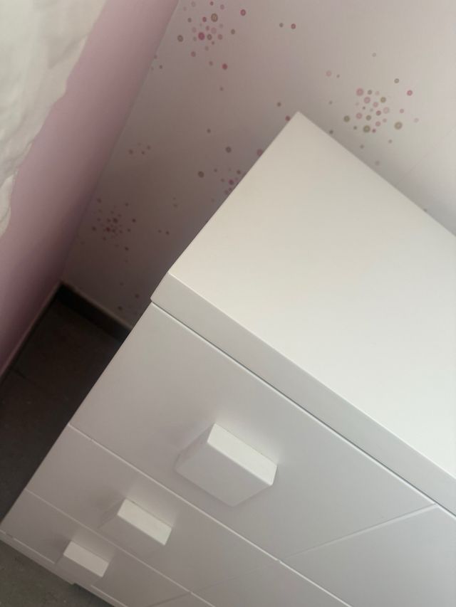 Cómoda infantil blanca