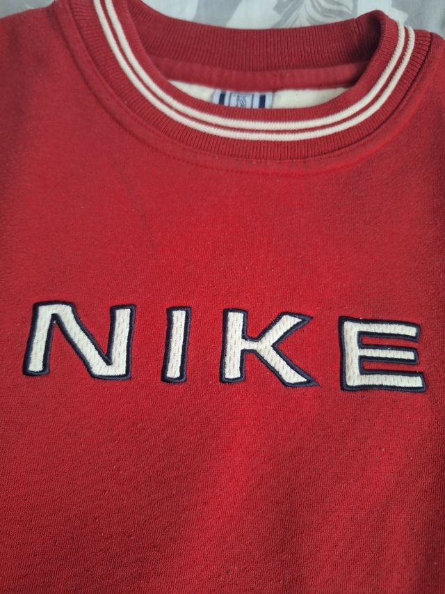 Sudadera Nike roja vintage