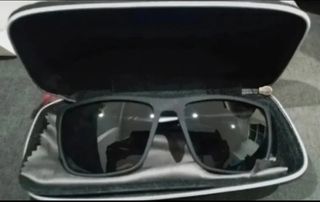 Gafas Sol Barcur Polarizadas Negras Rojo +Estuche