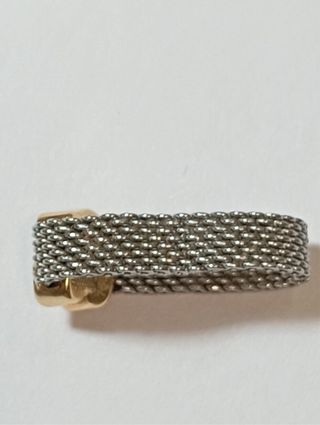 Anillo Tous oro y acero