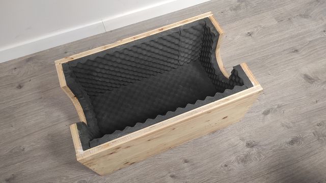 Caja insonorizada para extractor de aire