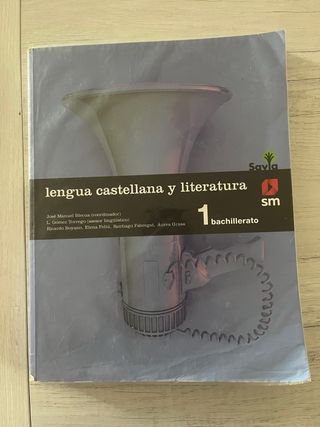 Libro de Lengua y Literatura 1 Bachiller