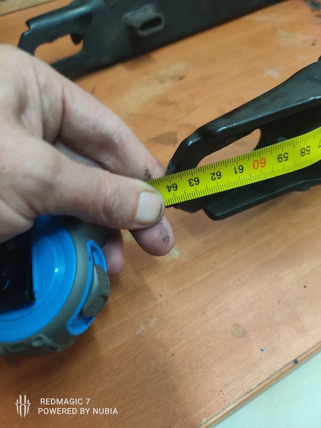 Puente trasero moto 125cc