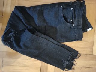 Jeans Pull&Bear neri strappati