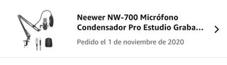 Micrófono Neewer NW-700 nuevo con factura 