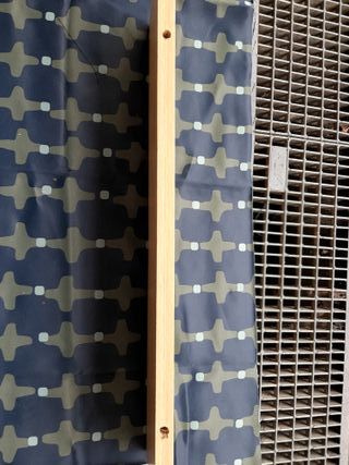 Mensola legno beige - staffe metallo