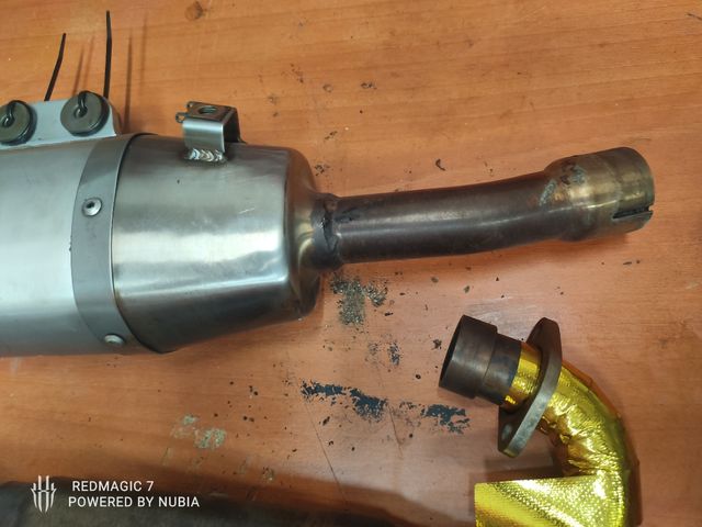 Escape moto 125cc - usado