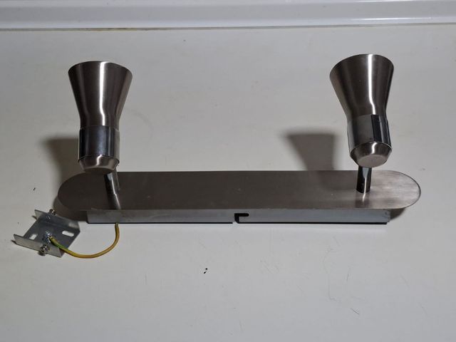 Focos empotrables metal plata