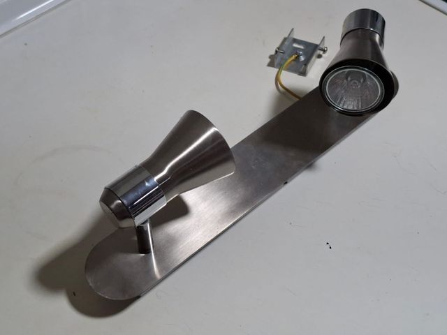 Focos empotrables metal plata