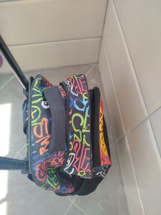 Mochila escolar trolley graffiti