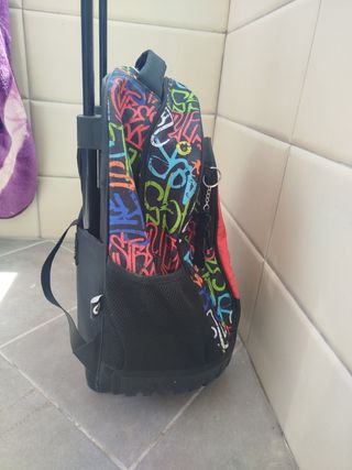 Mochila escolar trolley graffiti